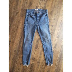 LOFT Skinny Jeans Women's Size 25/0 Distressed Stretchy Denim